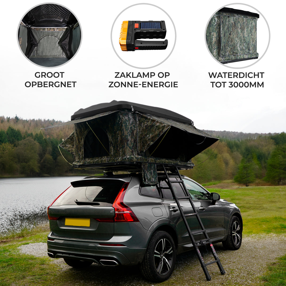 Auto Daktent - Camouflage
