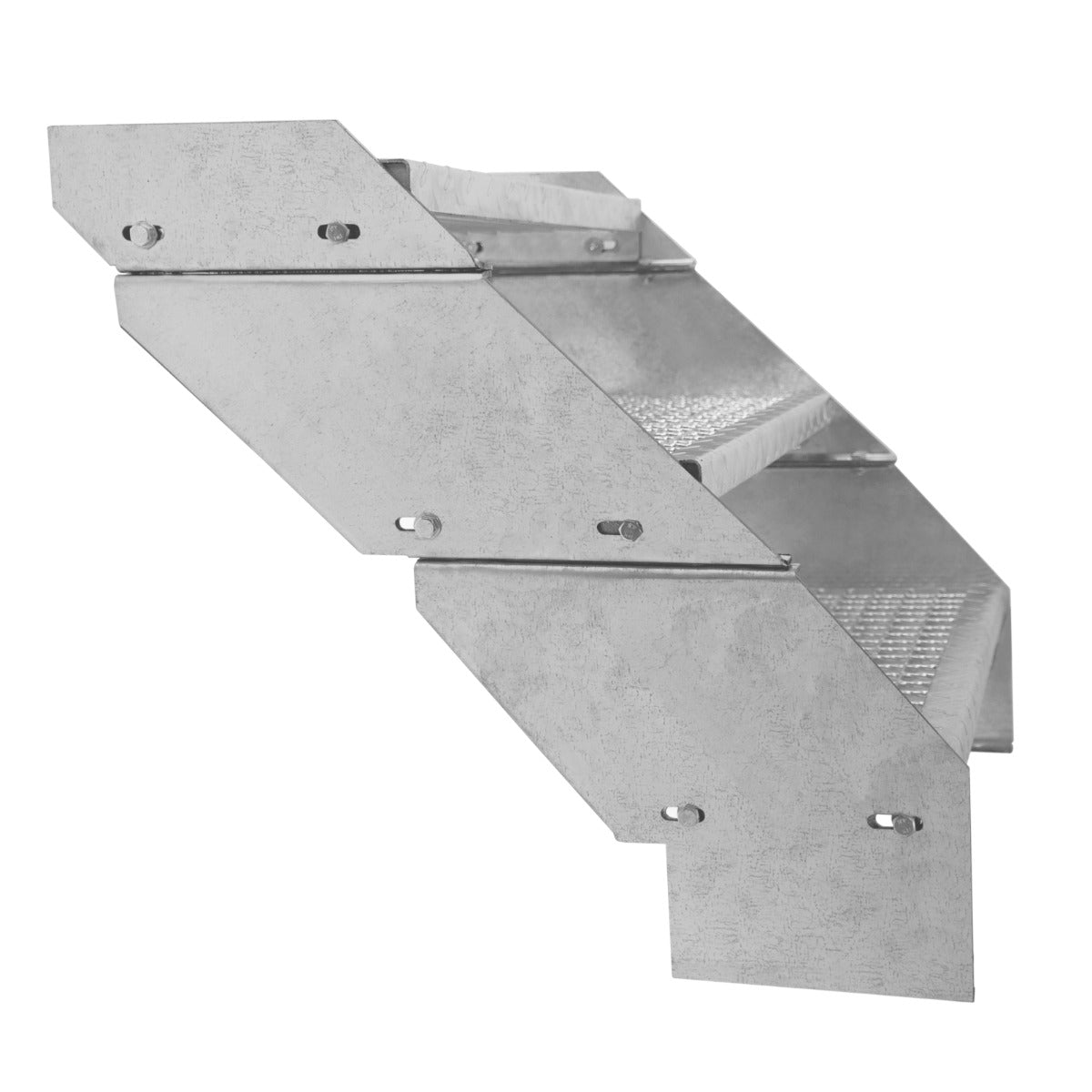 Verstelbare 9-delige verzinkte trap - 600 mm breed