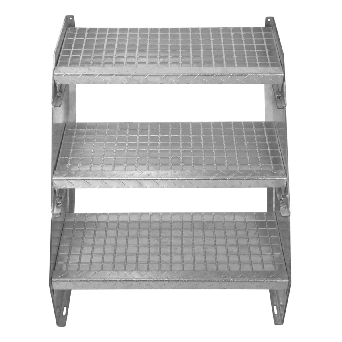 Verstelbare 9-delige verzinkte trap - 600 mm breed