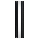 Platte Spiegel Radiatoren - 1800mm x 425mm - Zwart