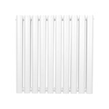 Ovale Kolomradiator - 600mm x 600mm - Wit