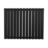 Ovale Kolomradiator - 600mm x 780mm - Zwart