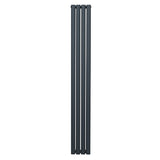 Ovale Kolomradiator - 1800mm x 240mm - Grijs