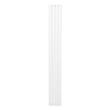 Ovale Kolomradiator - 1800mm x 240mm - Wit