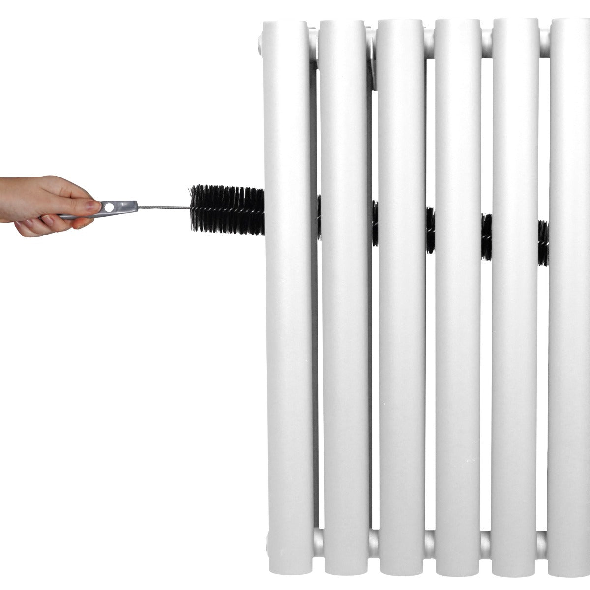 Ovale Kolomradiator - 1800mm x 240mm - Wit