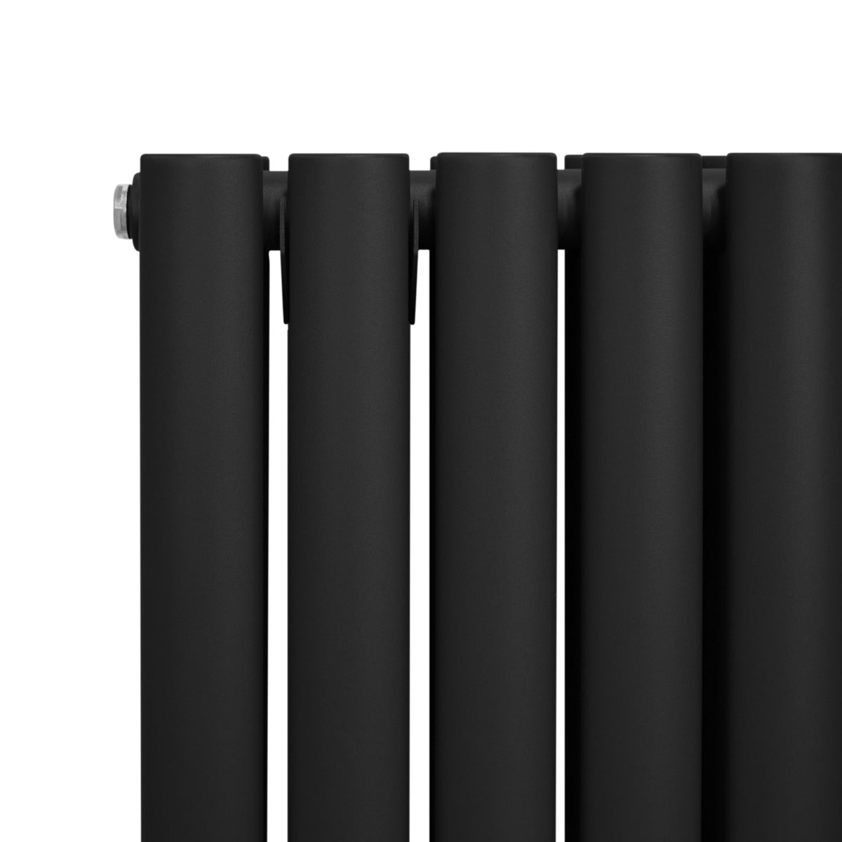 Ovale Kolomradiator - 1800mm x 480mm - Zwart