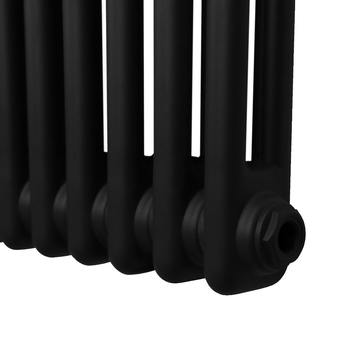 Kolom Radiators Traditionele 2 Kolom Radiator - 600 x 832mm - Zwart – Monster Shop NL