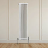Traditionele 2-kolomsradiator - 1800 x 382 mm - Wit