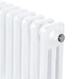 Traditionele 3 Kolom Radiator - 300 x 1192mm - Wit