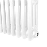 Traditionele 3 Kolom Radiator - 300 x 1192mm - Wit
