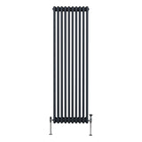 Traditionele 3-kolomsradiator - 1800 x 472 mm - Antracietgrijs