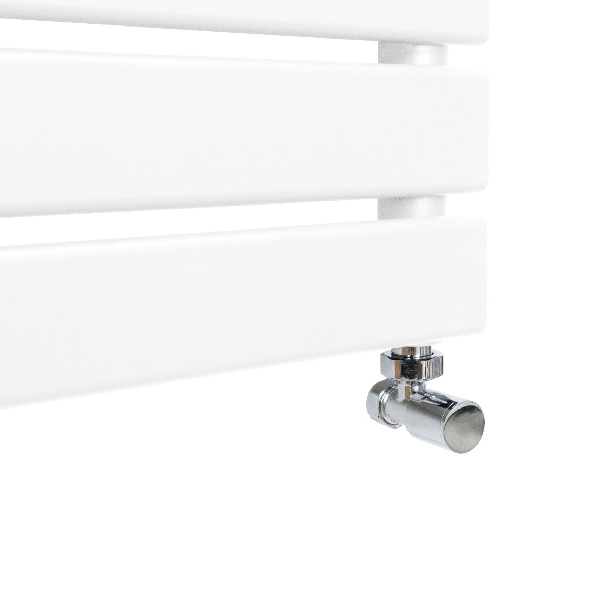 Platte Paneel Handdoekradiator – 1200mm x 450mm – Wit