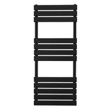 Platte Paneel Handdoekradiator – 1200mm x 450mm – Zwart