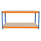 Werkbank met 2 Schappen S-Rax - 180 cm x 60 cm x 90 cm