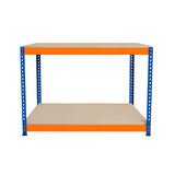 Werkbank met 2 Planken S-Rax - 120cm x 60cm x 90cm