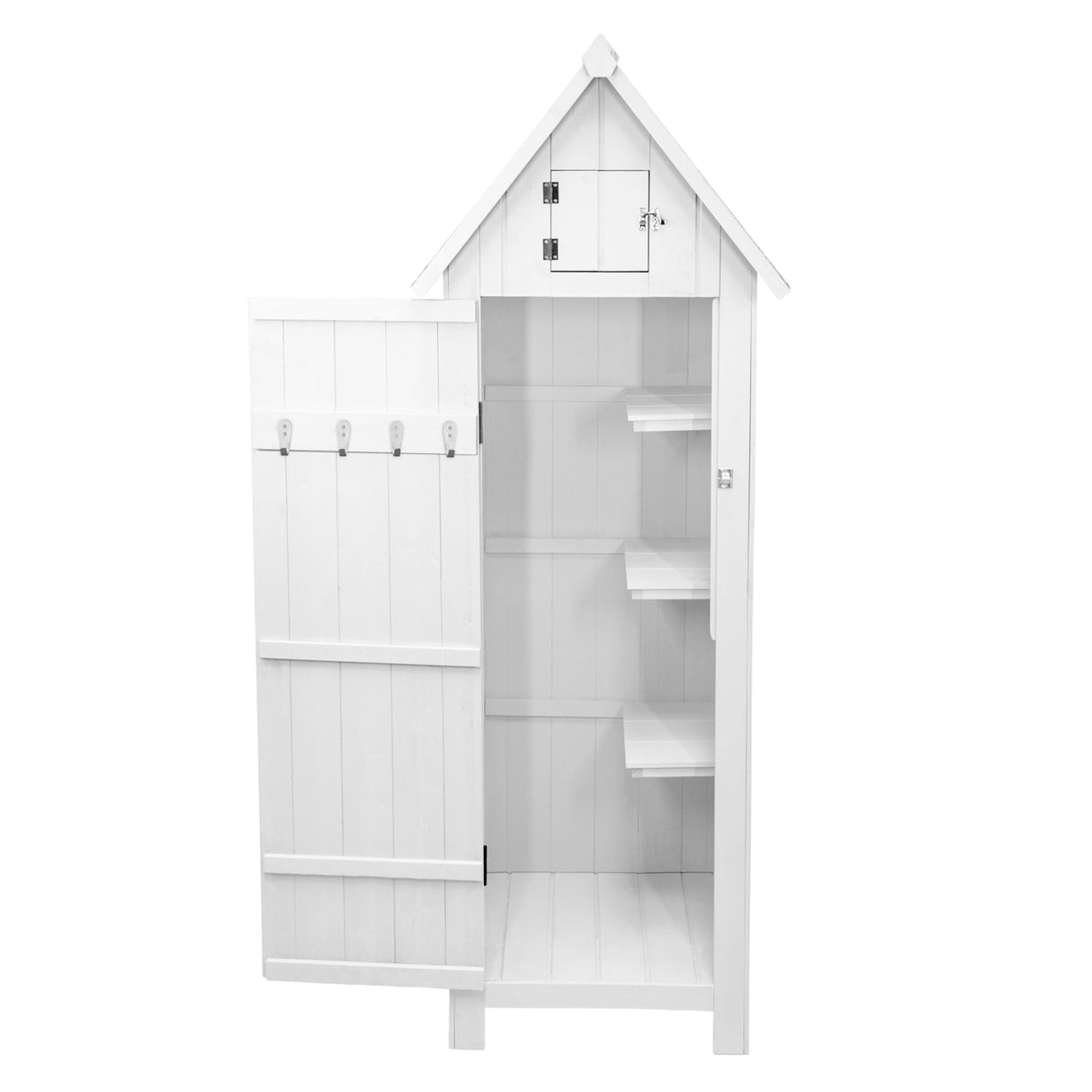 Houten Tuinschuur - Wit