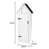 Houten Tuinschuur - Wit
