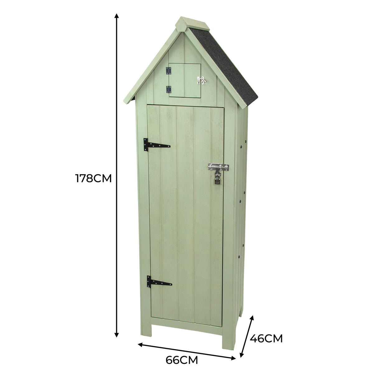 Houten Tuinschuur - Groen
