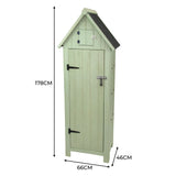 Houten Tuinschuur - Groen