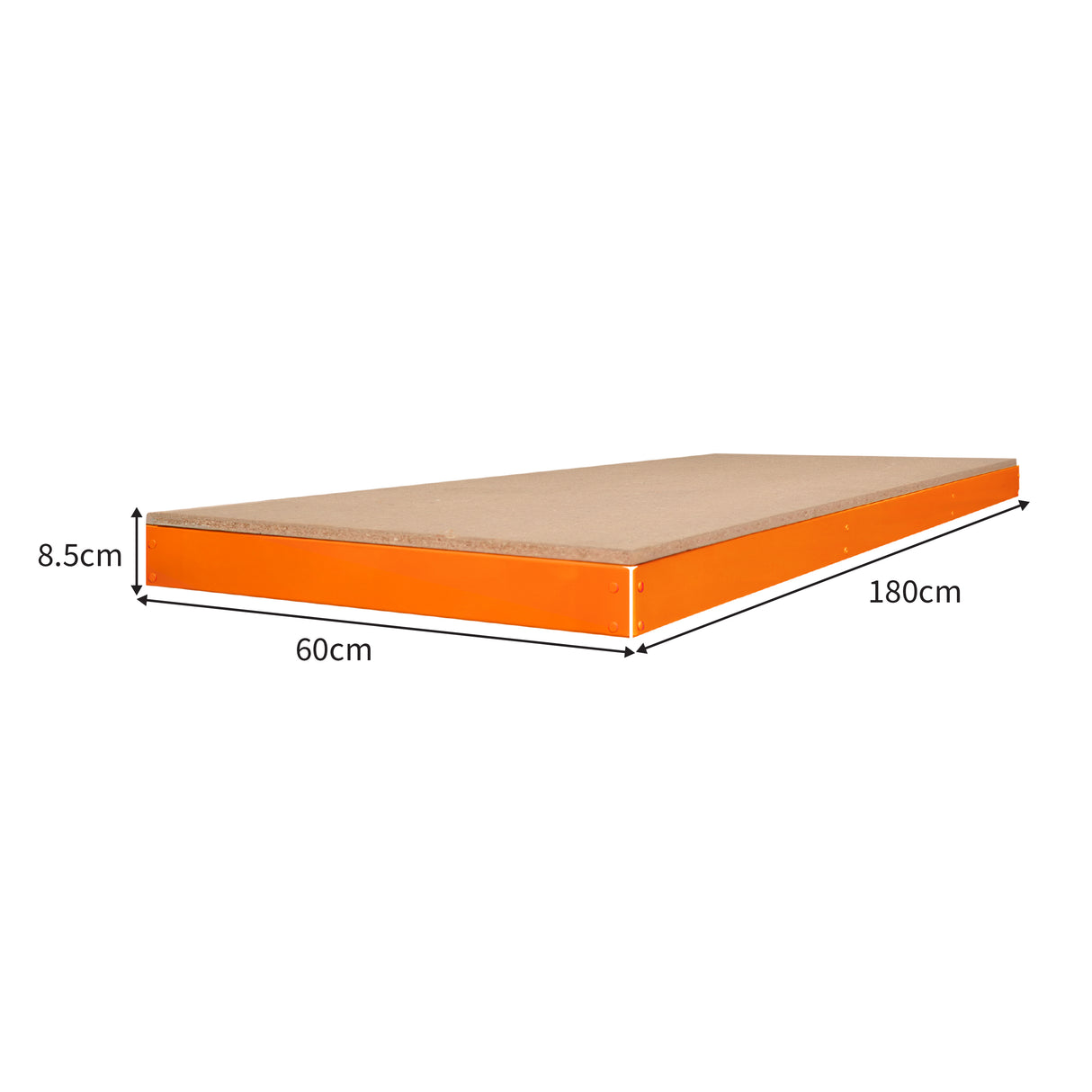 Extra plank voor S-Rax Werkbank - 180 cm x 60 cm