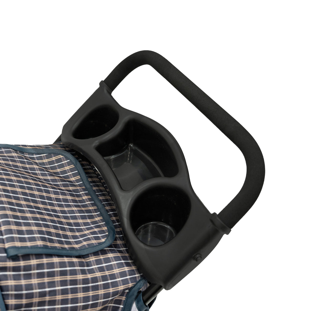 Hondenbuggy met Regenhoes – Ruitblauw