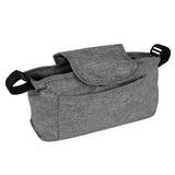 Hondenbuggy met Regenhoes en Organizer Tas - Grijs