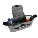 Hondenbuggy met Regenhoes en Organizer Tas - Grijs