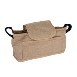 Hondenbuggy met Regenhoes en Organizer Tas - Beige