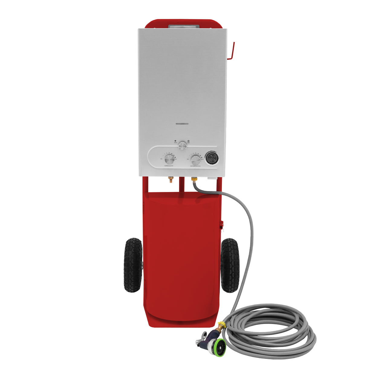 Draagbare Douche voor Paarden - Rood