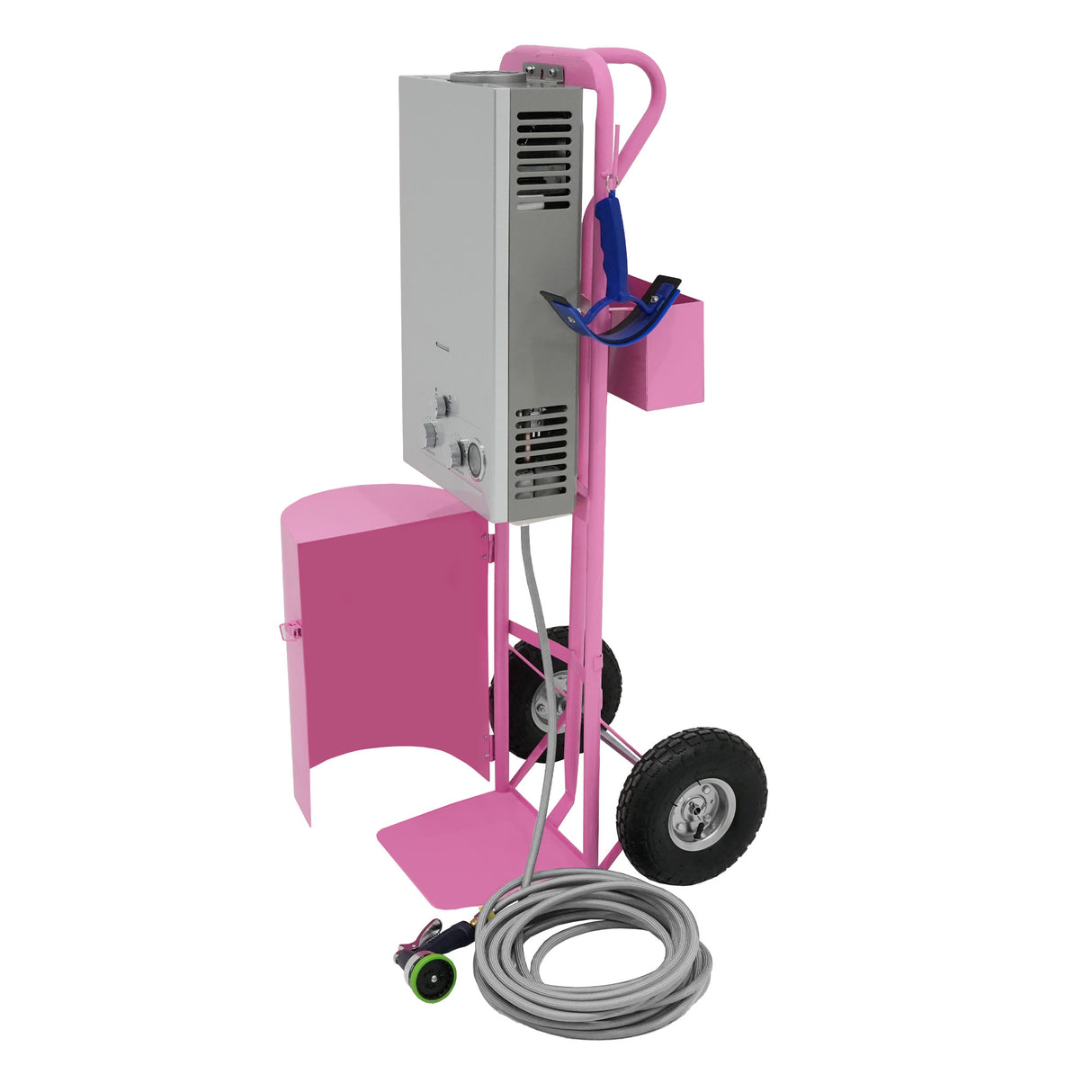 Draagbare Douche voor Paarden - Roze