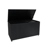 Serafina Rotan Kussen Opbergbox 700L - Zwart