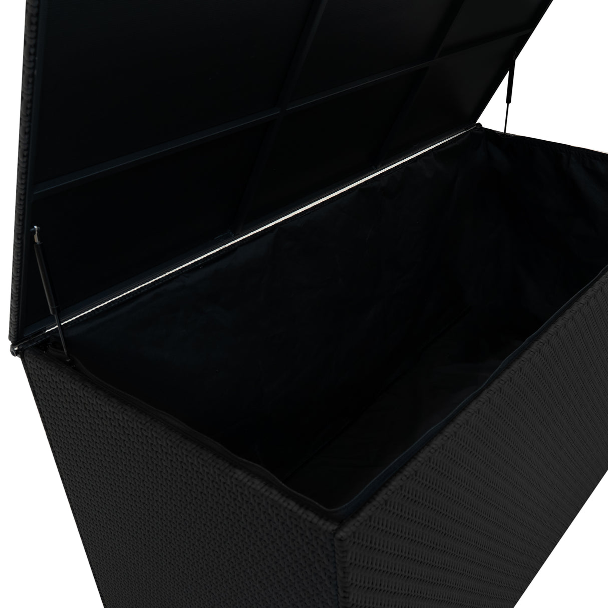 Serafina Rotan Kussen Opbergbox 700L - Zwart