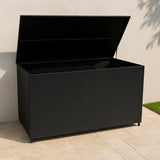 Serafina Rotan Kussen Opbergbox 700L - Zwart