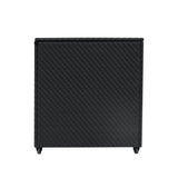 Serafina Rotan Kussen Opbergbox 700L - Zwart