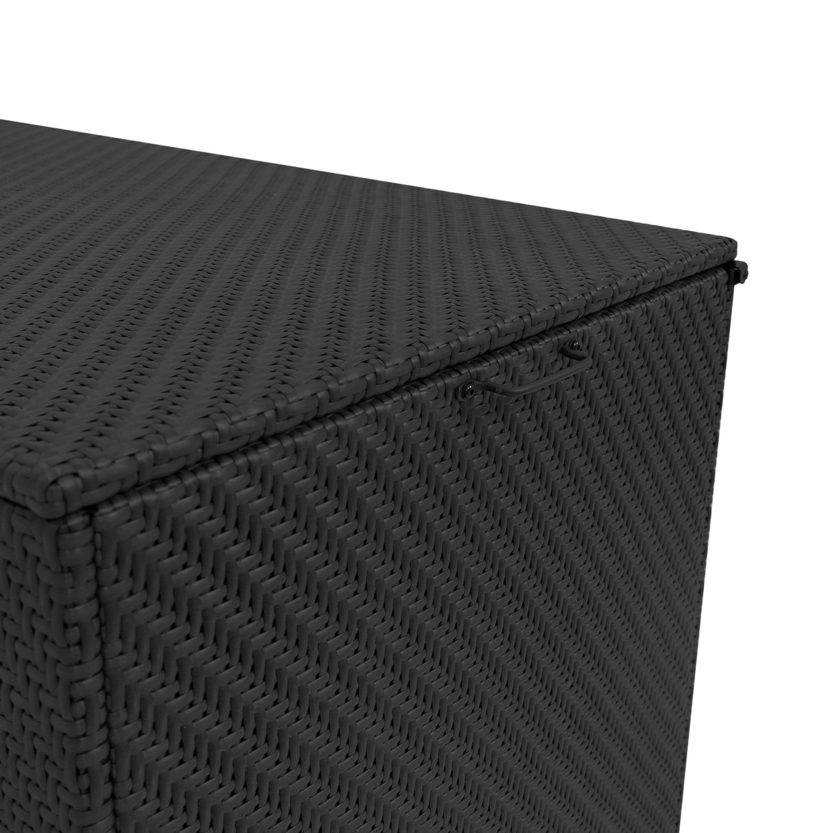 Serafina Rotan Kussen Opbergbox 700L - Zwart
