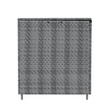Rotan Kussen Opbergbox 700L - Grijs