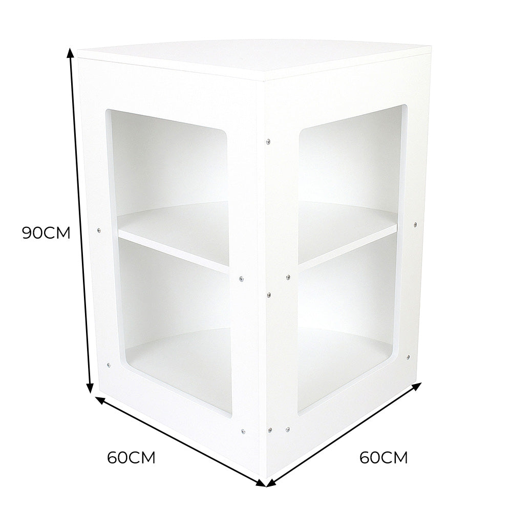 Detailhandel Winkel Hoek Toonbank CM60 - Wit