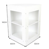 Detailhandel Winkel Hoek Toonbank CM60 - Wit