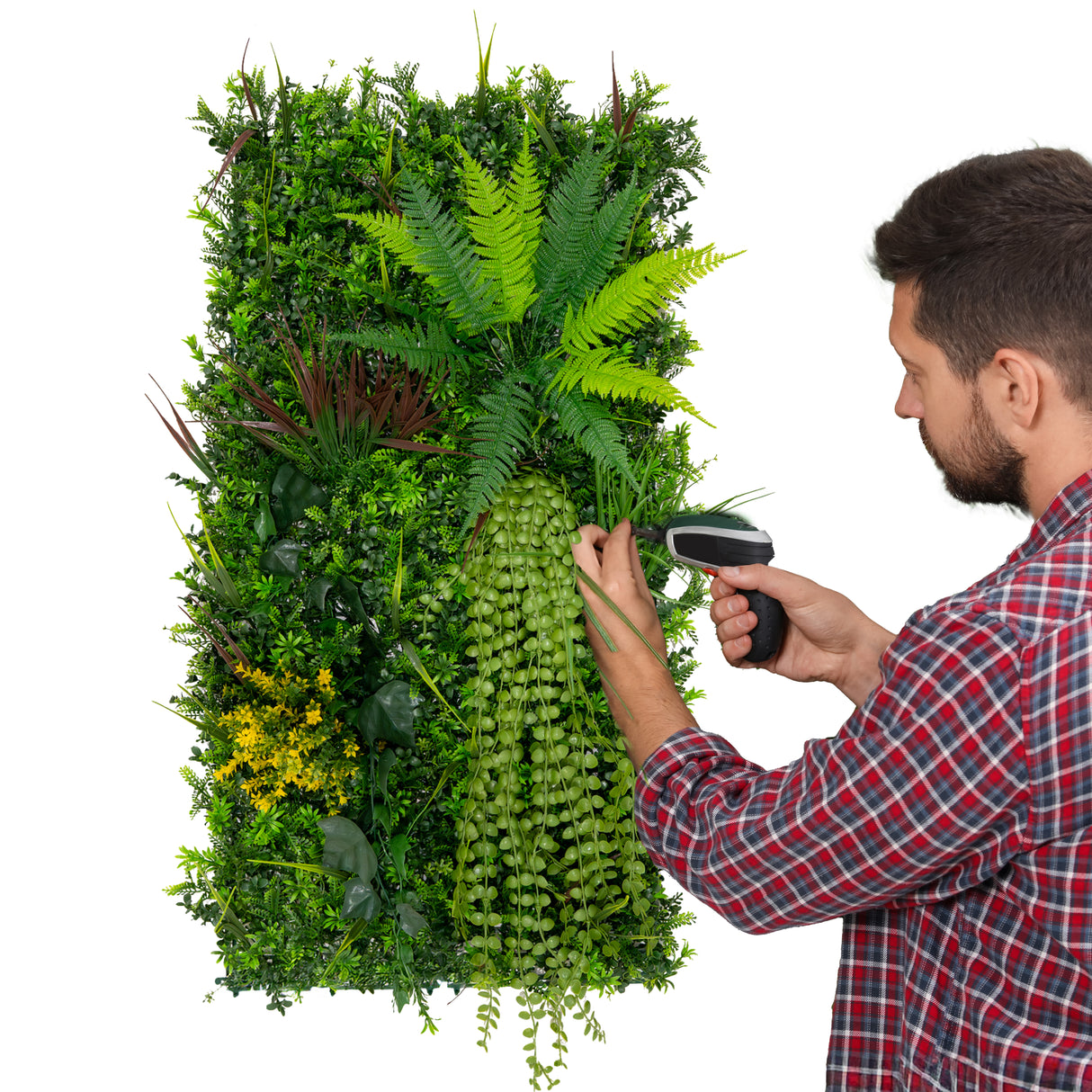 Alina Kunstplanten Wandpaneel - 50cm x 100cm