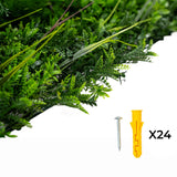 Alina Kunstplanten Wandpaneel x 2 - 50cm x 150 cm