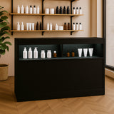 LED Detailhandel Winkel Toonbank B1500 - Zwart