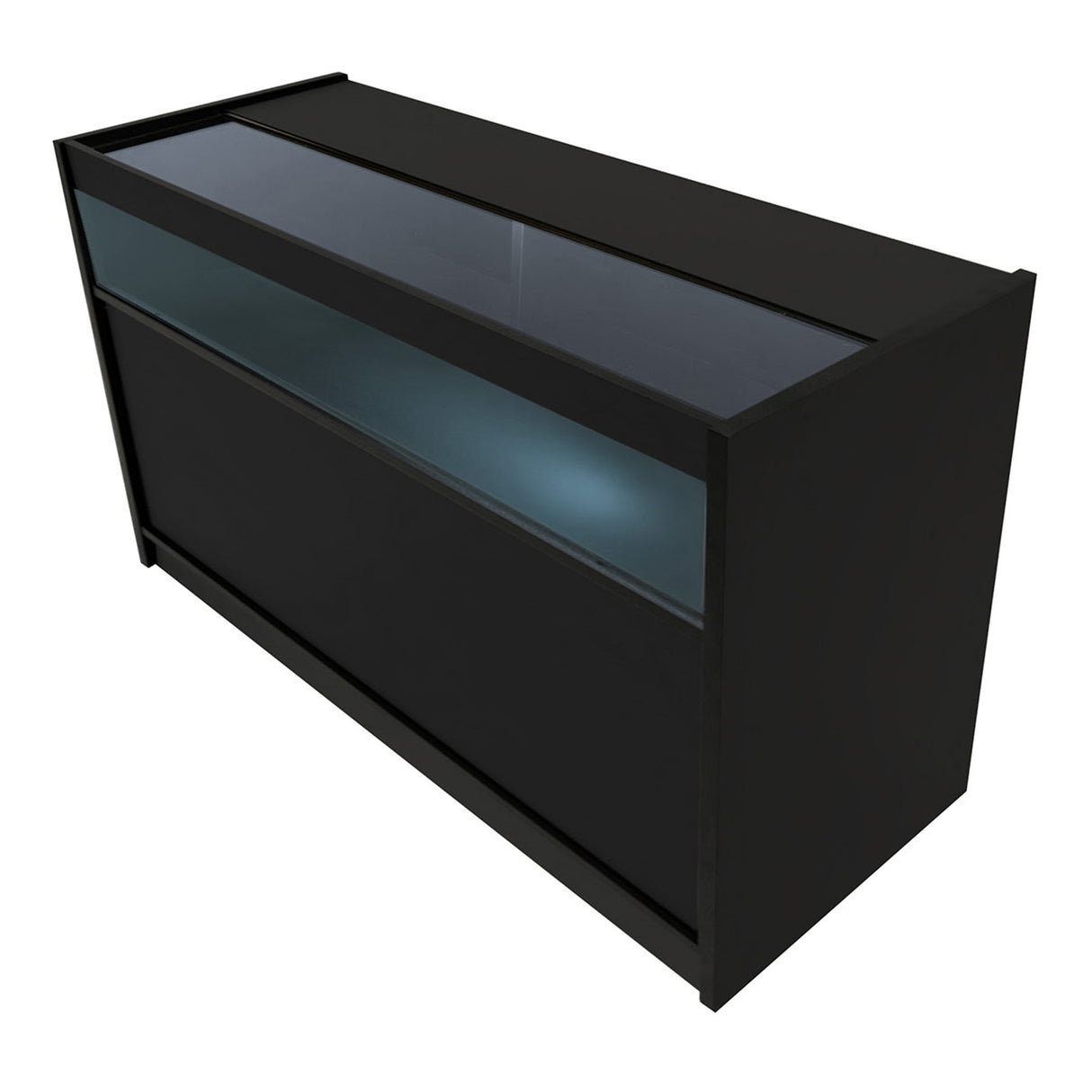 LED Detailhandel Winkel Toonbank B1500 - Zwart
