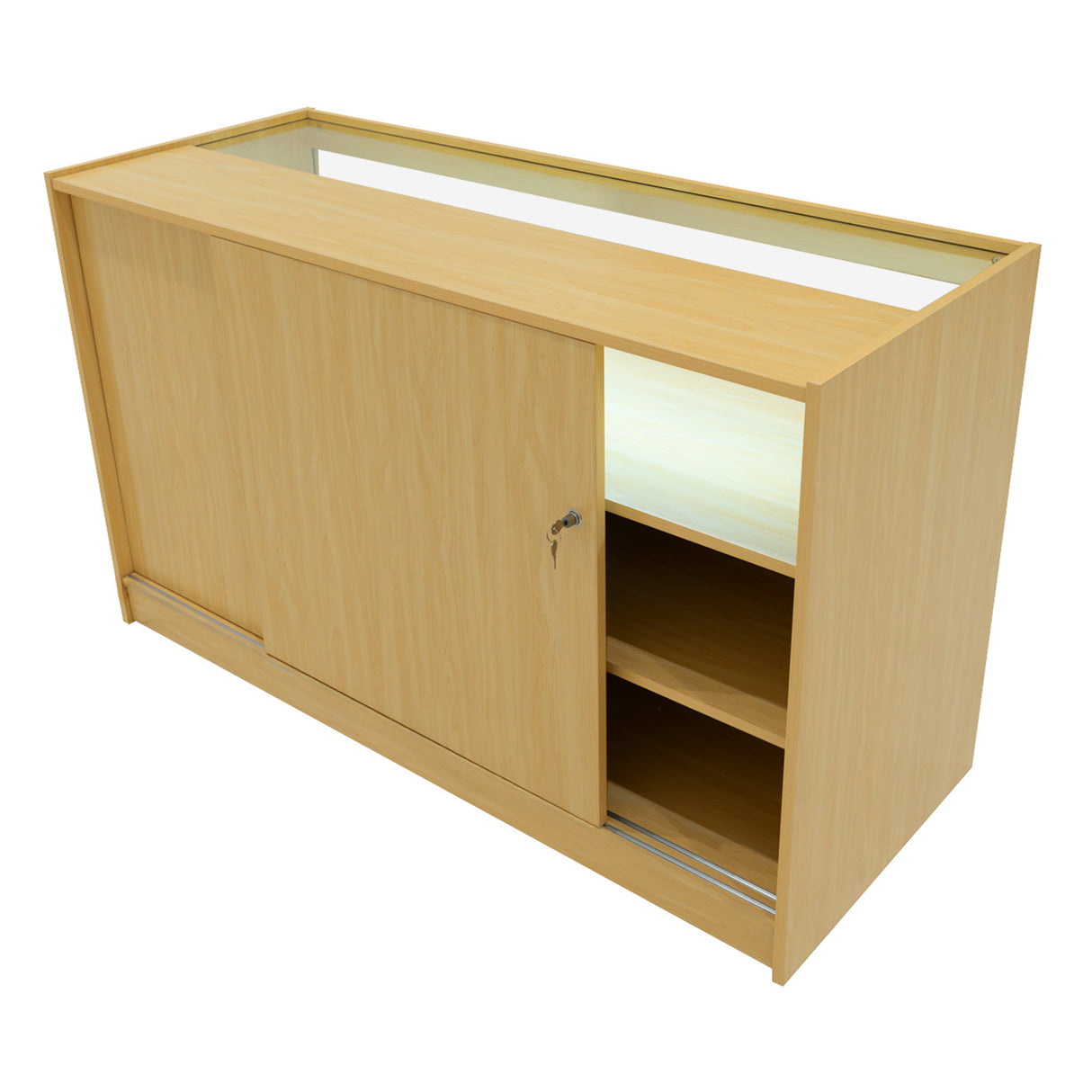 LED Detailhandel Winkel Toonbank B1500 - Esdoorn