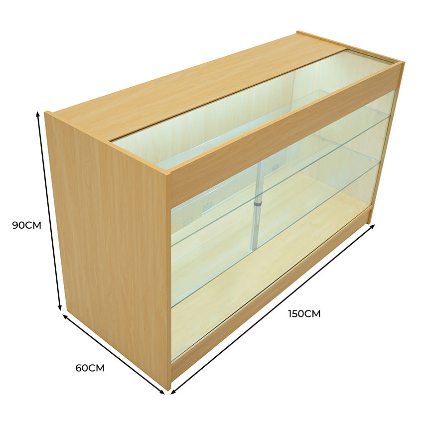 LED Detailhandel Winkel Toonbank K1500 - Esdoorn