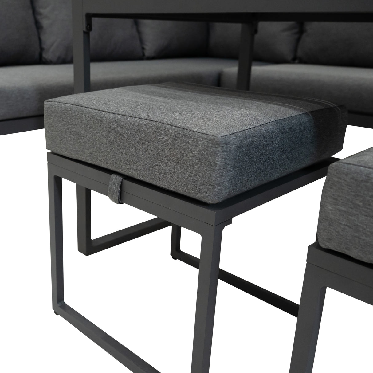 Aluminium Hoek Loungeset - Antraciet Grijs
