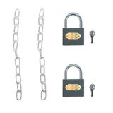 Rode opvouwbare gaas opslagkooi voor gasflessen, met stevige metalen structuur en handige afmetingen van 100cm x 140cm x 50cm