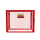 Opvouwbare Gaas Opslagkooi voor Gasflessen Rood  – 92 cm x 110 cm x 50 cm