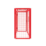 Opvouwbare Gaas Opslagkooi voor Gasflessen Rood  – 92 cm x 110 cm x 50 cm