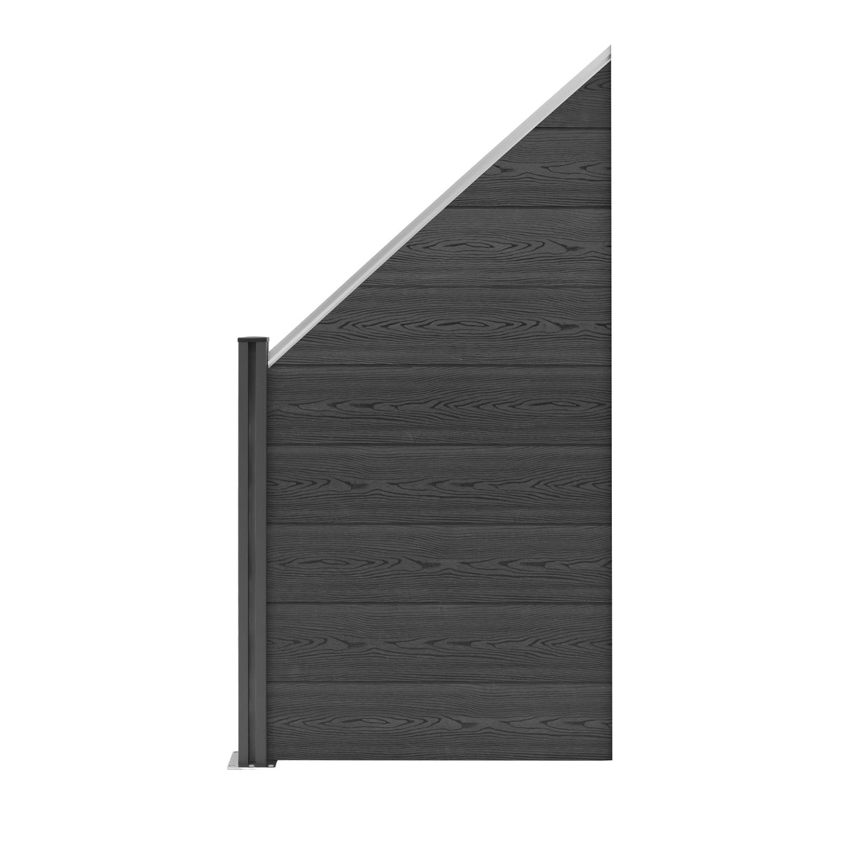 Composiet Schuin Schutting Paneel - Grijs