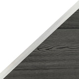 Composiet Schuin Schutting Paneel - Grijs
